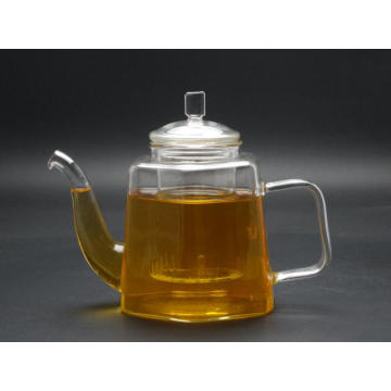 Glass Tea Pot/Teapot with Stainless Steel or Glass Infuser on Sale